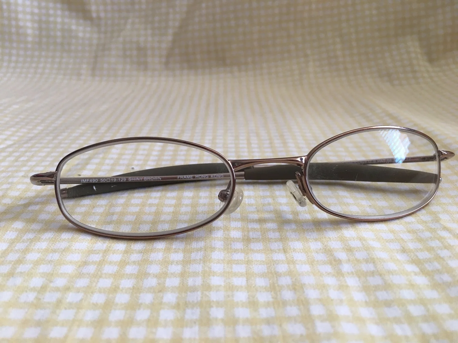 Innovative M/F Technology IMF490 Eyeglasses Frames 50 19 129 Brown Hong Kong 2