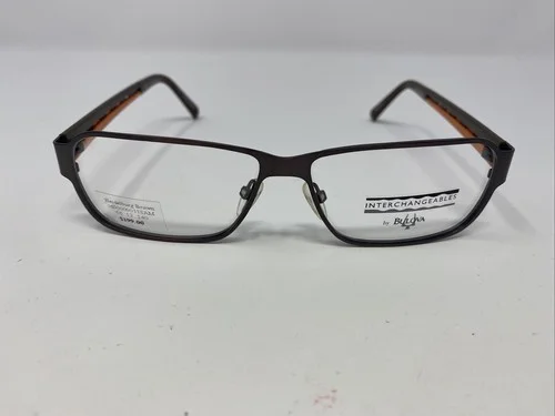 INTERCHANGEABLES BY BULOVA EYEGLASSES FRAME HEIDELBERG BROWN 56/13/140 S534