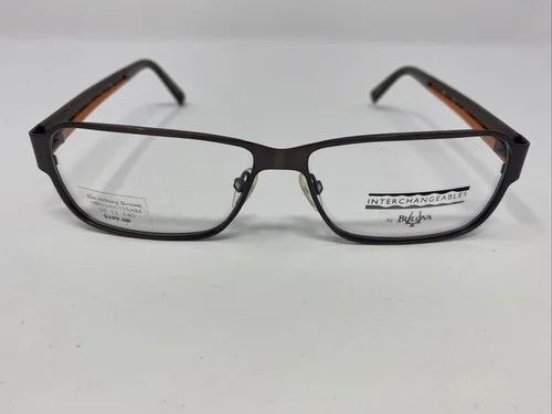 INTERCHANGEABLES BY BULOVA EYEGLASSES FRAME HEIDELBURG BROWN 56/13/140 &667