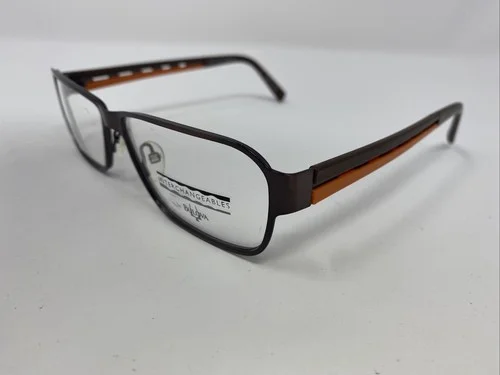 INTERCHANGEABLES BY BULOVA EYEGLASSES FRAME HEIDELBURG BROWN 56/13/140 &667 4