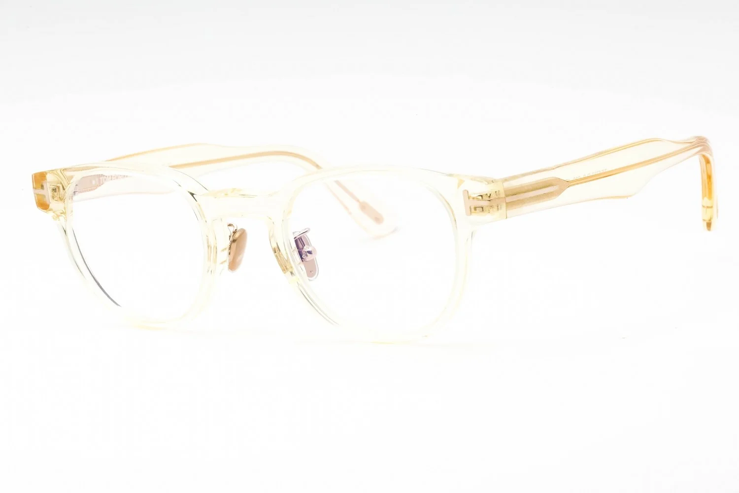 Ironman Eyeglasses Frames IM303 BLK Matte Black Yellow Rectangular 53-17-140 3