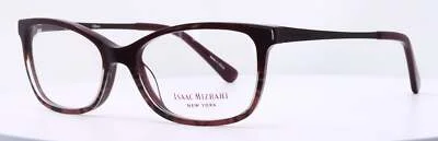 ISAAC MIZRAHI IM30037 BU Burgundy Cat Eye Womens Full Rim Eyeglasses 51-16-135