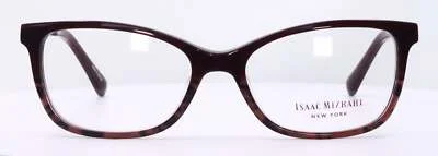 ISAAC MIZRAHI IM30037 BU Burgundy Cat Eye Womens Full Rim Eyeglasses 51-16-135 2