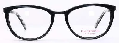 Isaac Mizrahi IM30039 BK Black Cat Eye Womens Full Rim Eyeglasses 52-18-135 2