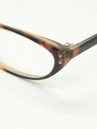 Isaac Mizrahi Miz 201 Jeweled Tori Eyeglasses for Frames Faux Tortoise Full Rim 4