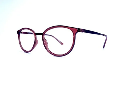 Isaac Mizrahi Red Metal & Clear Plastic Oval Glasses IM30001 RE 50 18 135 2