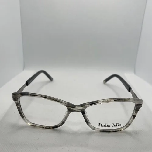 Italia Mia IM775 51/37/15 135 Black/white Womens Eyeglass Frames 12B