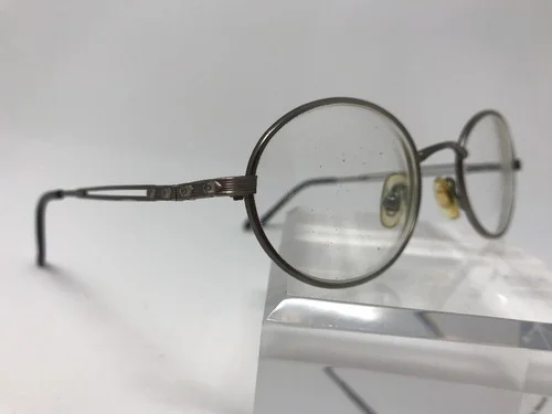Italian Made Mod 212 Eyeglasses Gunmetal 50-18-140 1201 Frames Only X922