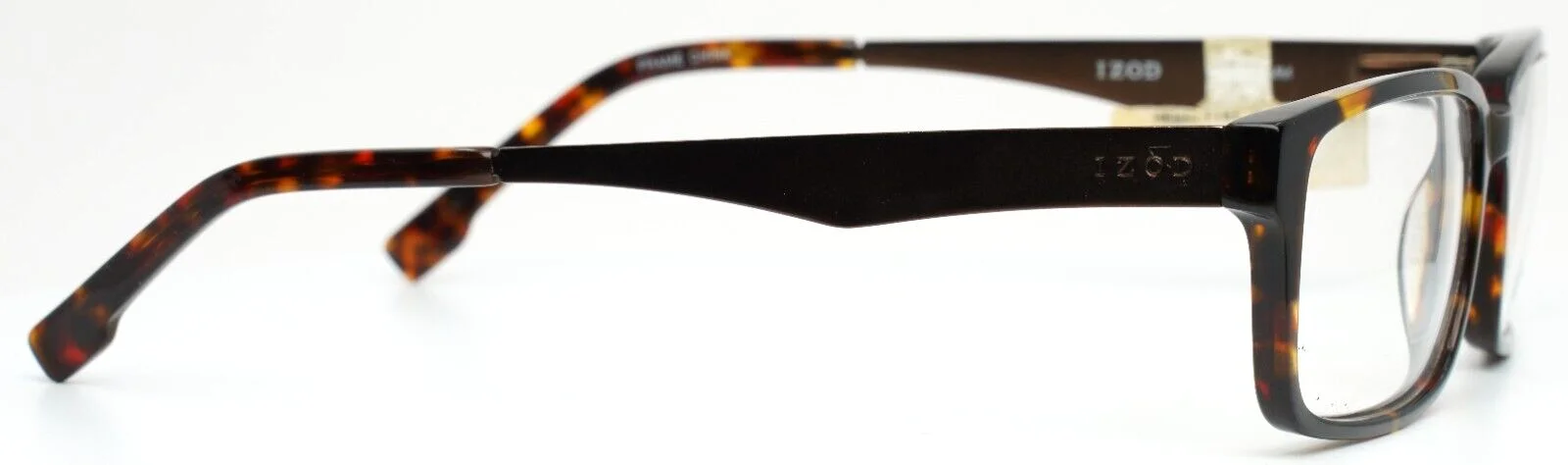 IZOD 430 Tortoise Mens Rectangle Full Rim Eyeglasses 52-16-140 B:34 4