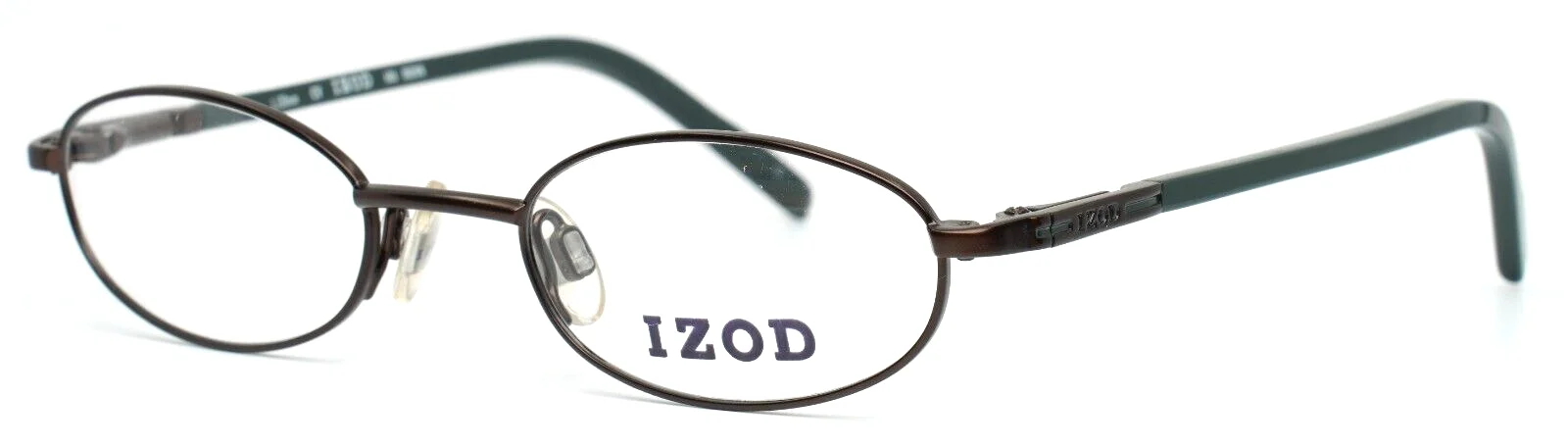 IZOD 606 Brown Unisex Kids Oval Full Rim Eyeglasses 43-18-120 B:26