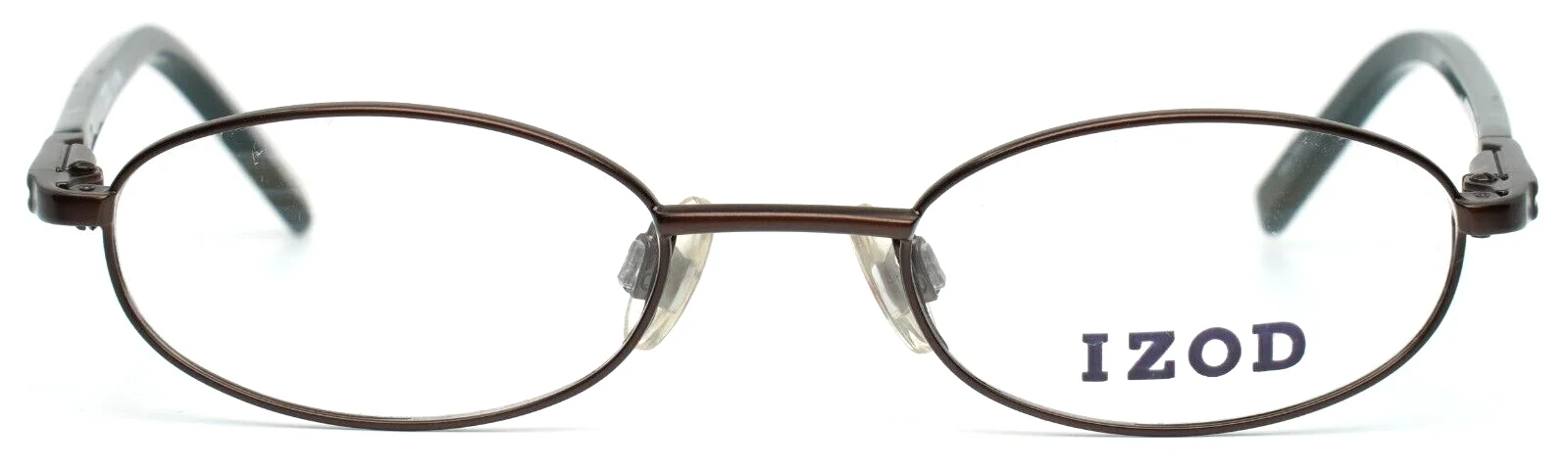 IZOD 606 Brown Unisex Kids Oval Full Rim Eyeglasses 43-18-120 B:26 2