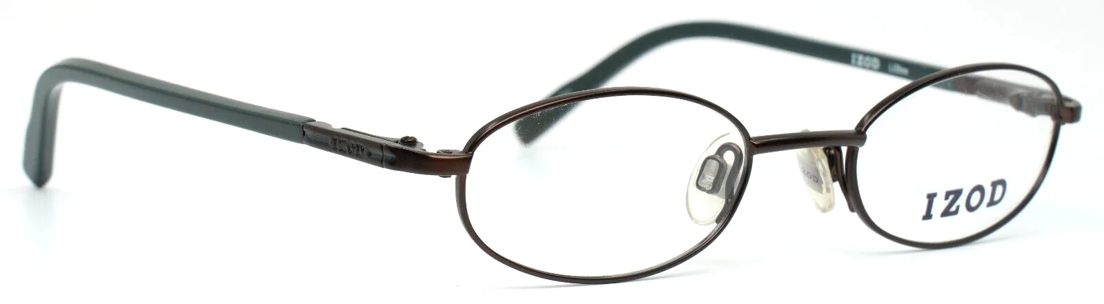 IZOD 606 Brown Unisex Kids Oval Full Rim Eyeglasses 43-18-120 B:26 3