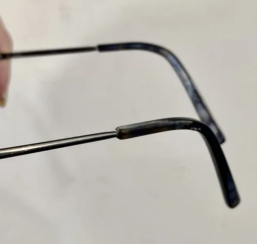IZOD Eyeglasses Frame 339 CV L140 mm Full Rim Gunmetal w Hard Clamshell Case 4