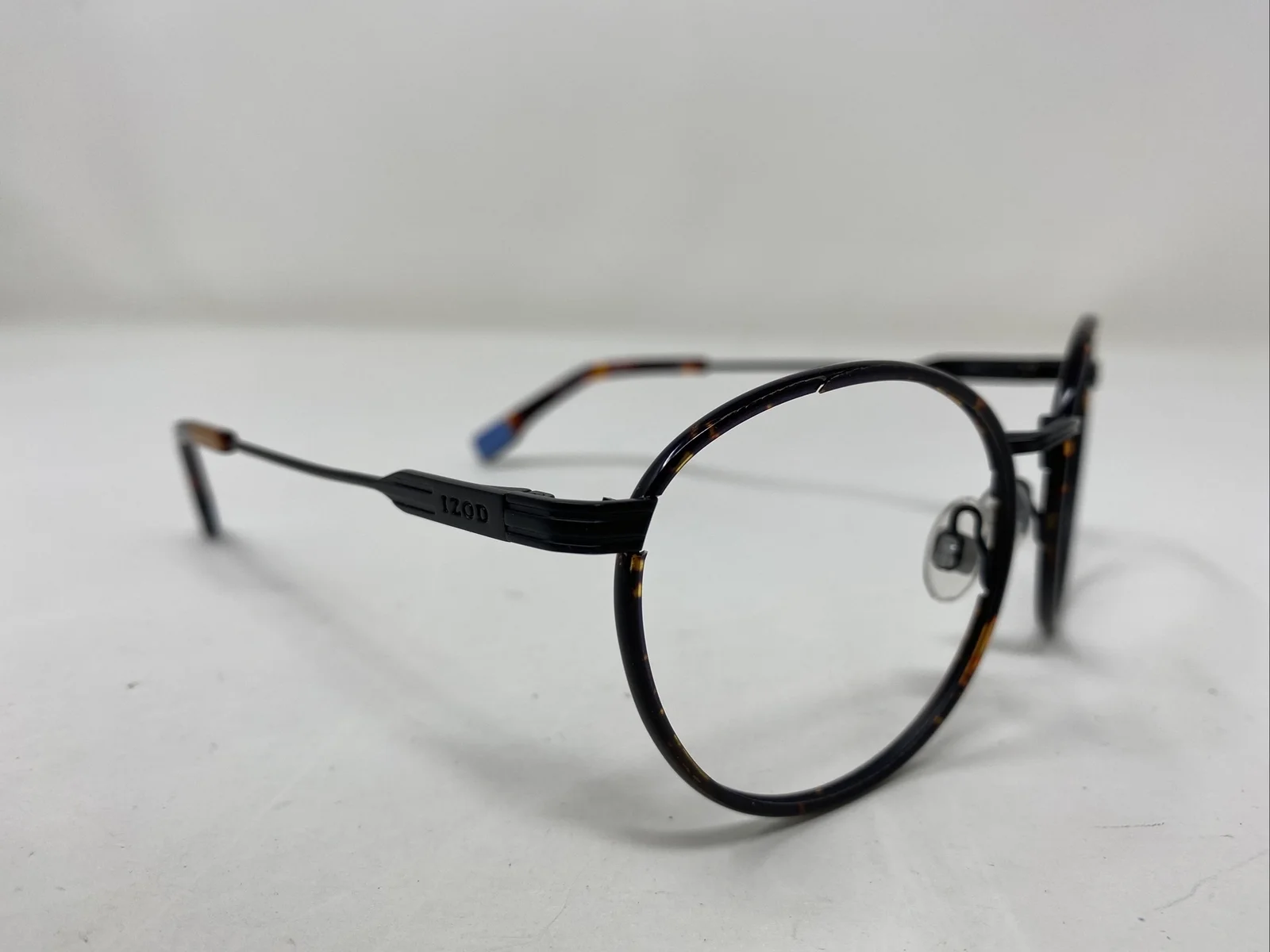 IZOD Eyeglasses Frame IZ 776 BLACK 50-20-140 Tortoise Full Rim AT19 3