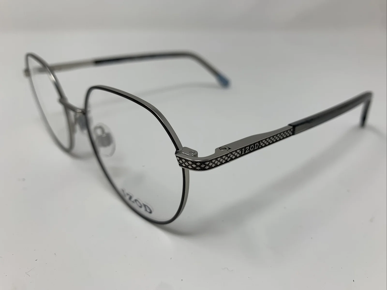 IZOD Eyeglasses Frames 2080 49-19-145 Gunmetal Full Rim FF30 2