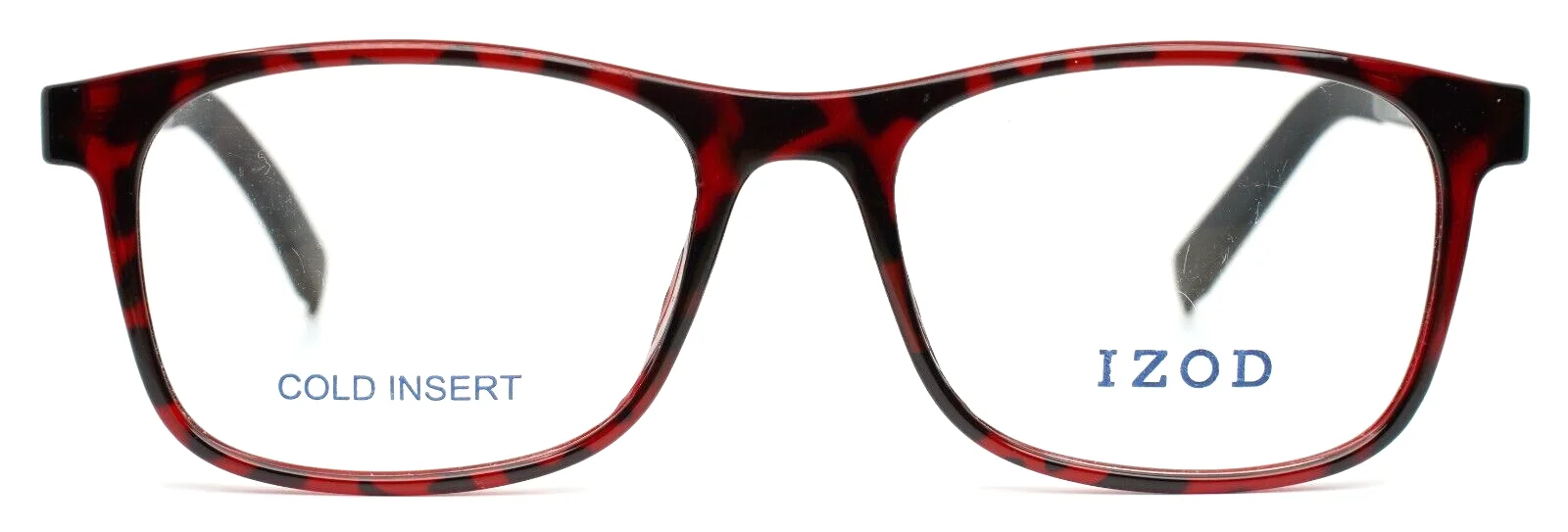 IZOD IZ2026 Merlot Tortoise Unisex Square Full Rim Eyeglasses 54-18-135 B:40 2