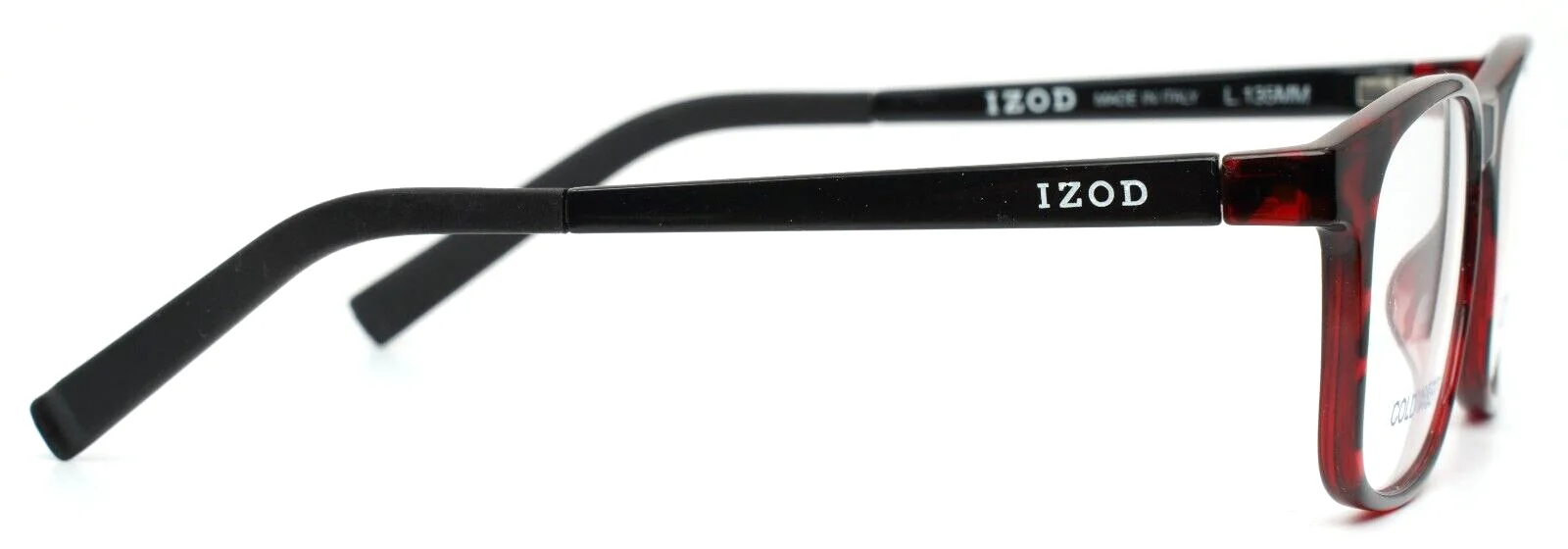 IZOD IZ2026 Merlot Tortoise Unisex Square Full Rim Eyeglasses 54-18-135 B:40 4