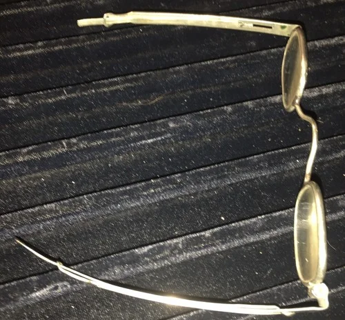 J Peters 19th Century Early American Coin Silver Eyeglasses Spectacles Antique 2