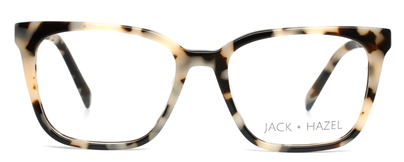 JACK + HAZEL Poppy Tokyo Tortoise Womens Square Eyeglasses 54-18-145 B:44 2