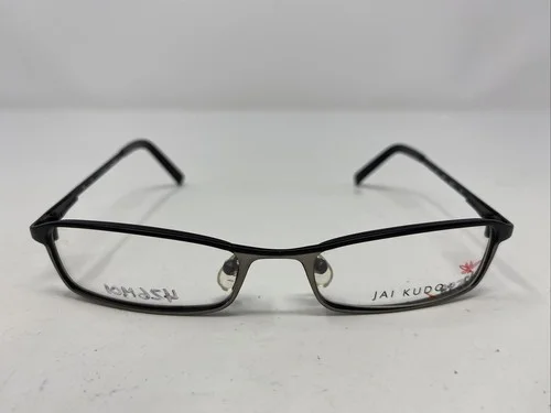 Jai Kudo 426 M01 50-17-135 Matte Black Metal Full Rim Eyeglasses Frame L360