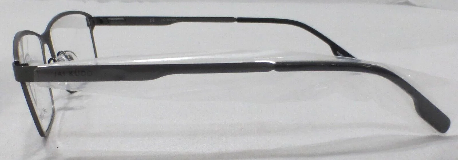 JAI KUDO Eyeglasses Frame JK057, Dark Matte Gun, 59-16-155, NEW 2