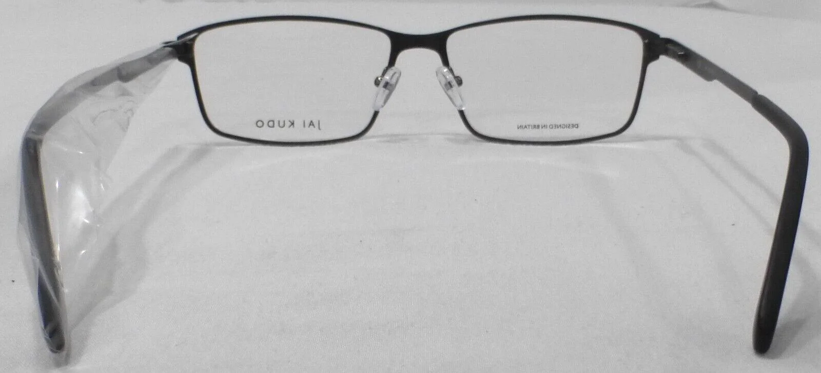JAI KUDO Eyeglasses Frame JK057, Dark Matte Gun, 59-16-155, NEW 3