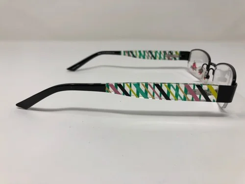 Jalapenos Who Says Black Eyeglasses Frame 48-18-135 Multicolor Adult D814 3