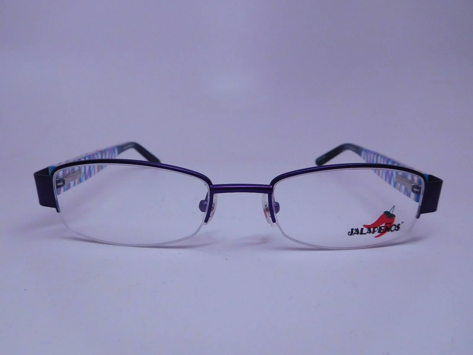 Jalapenos Who Says Purple Size 48-18-135 Eyeglasses Women