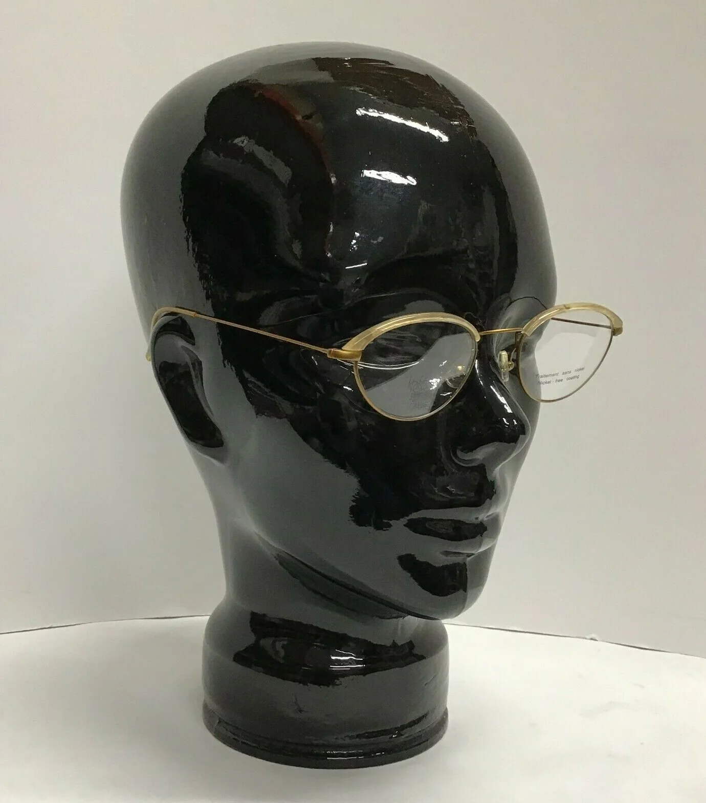 Jean Lafont L-70 48-19-135 Gold Tortoise Designer Eyeglass Vintage French Frames