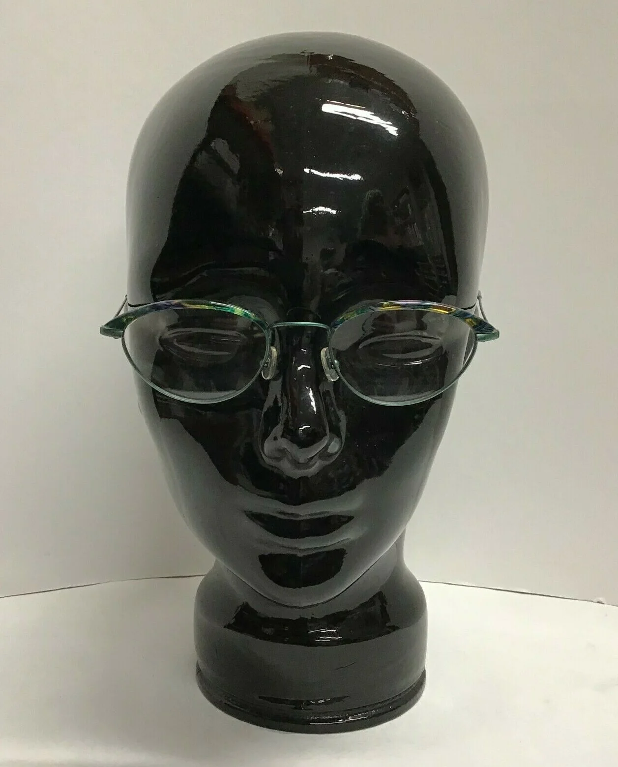 Jean Lafont L70 48-19-135 Green Tortoise Designer Eyeglass Vintage French Frames 2