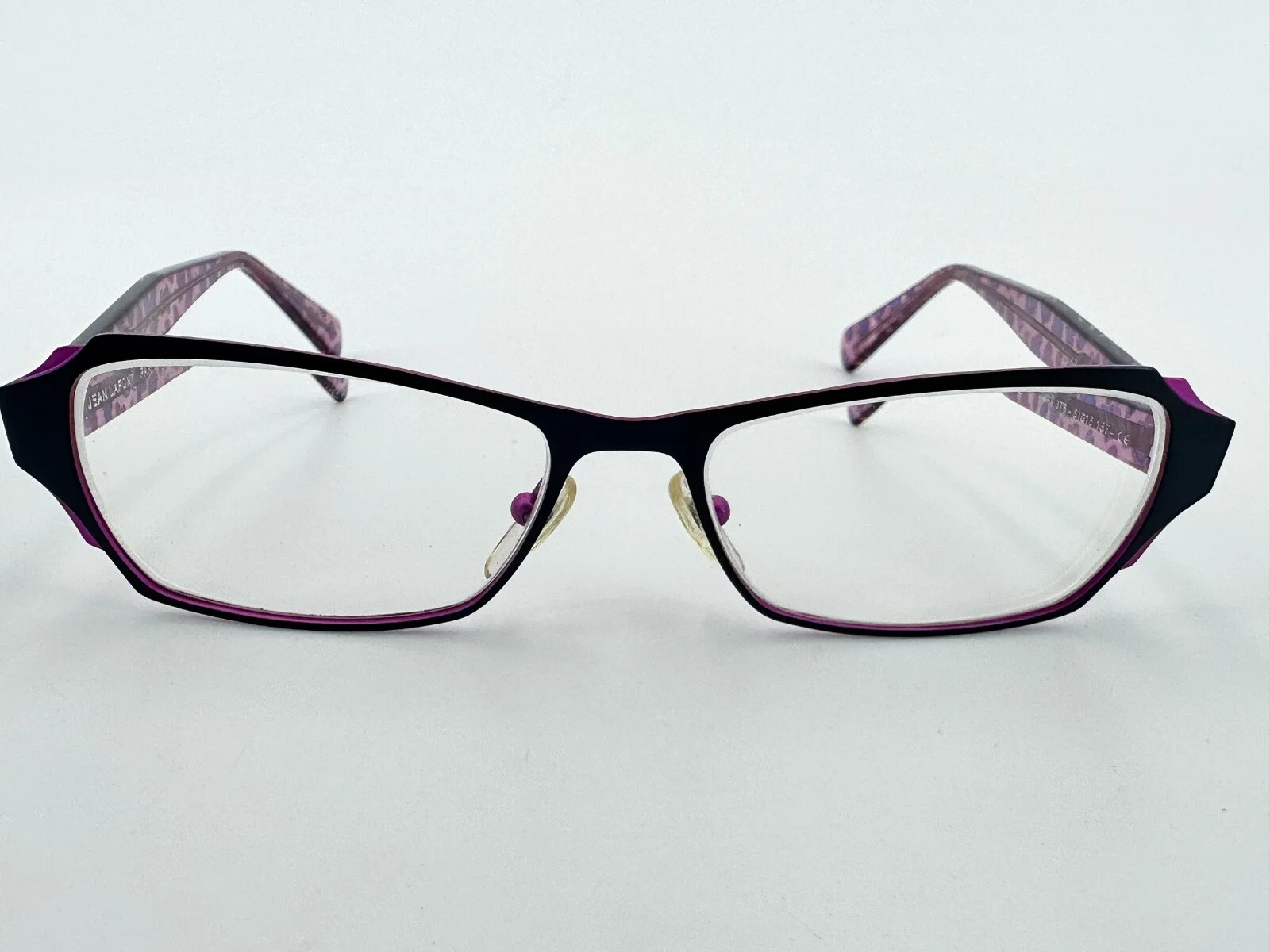 Jean LaFont Louise Eyeglasses FRAMES 376 Purple 51[]15-137 Blue I218 2