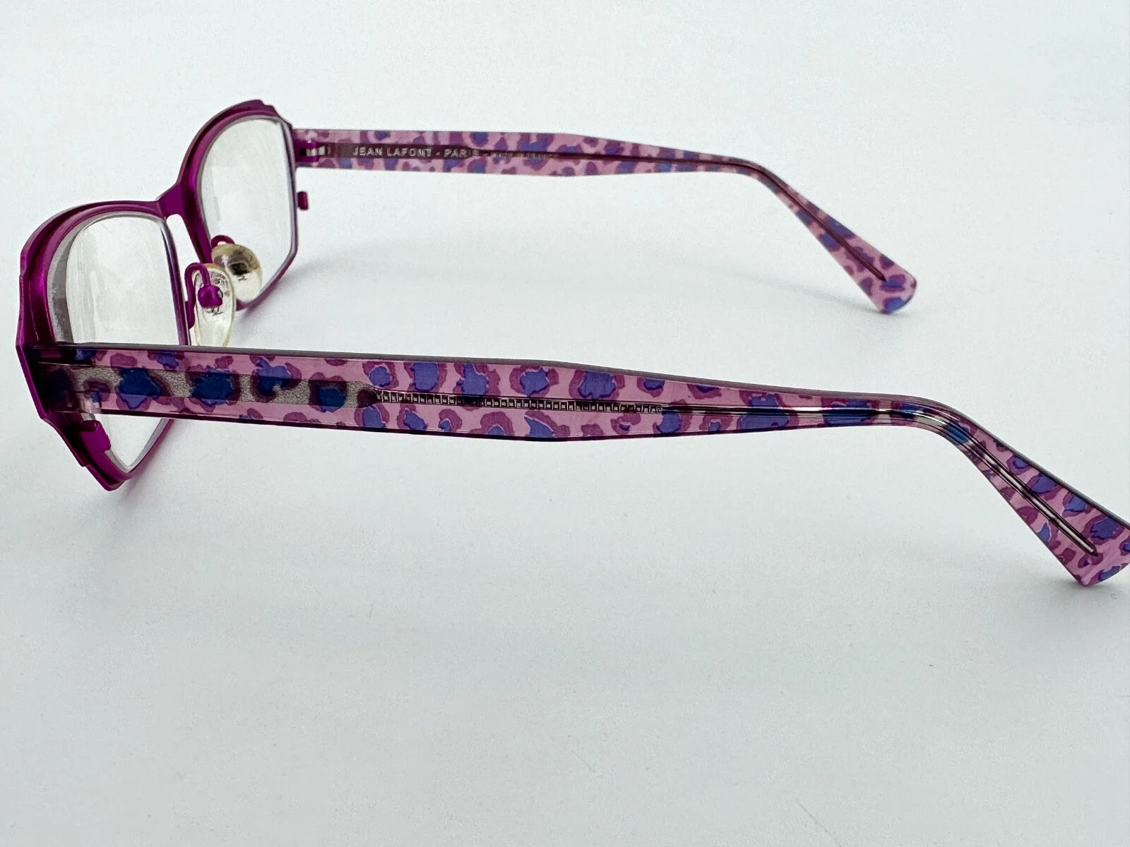 Jean LaFont Louise Eyeglasses FRAMES 376 Purple 51[]15-137 Blue I218 3