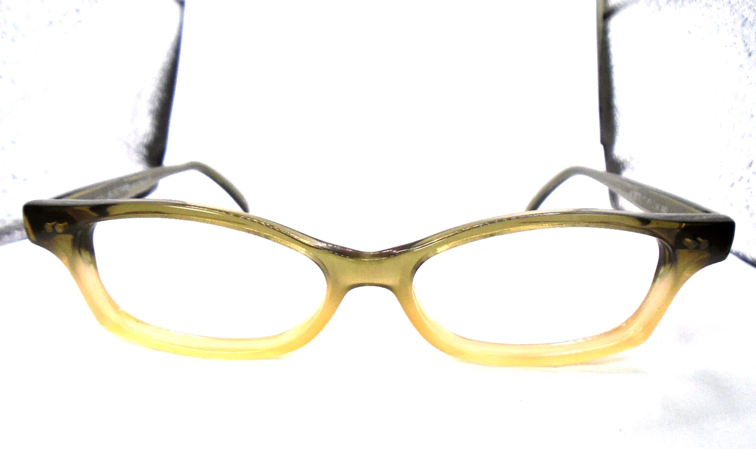 Jean Lafont Paris ARTISTE 48 Olive Green 49-14-140 Cateye Eyeglass Frames France