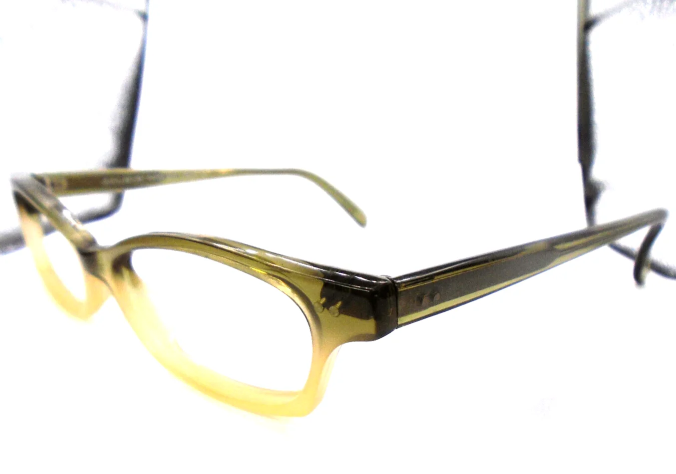 Jean Lafont Paris ARTISTE 48 Olive Green 49-14-140 Cateye Eyeglass Frames France 3
