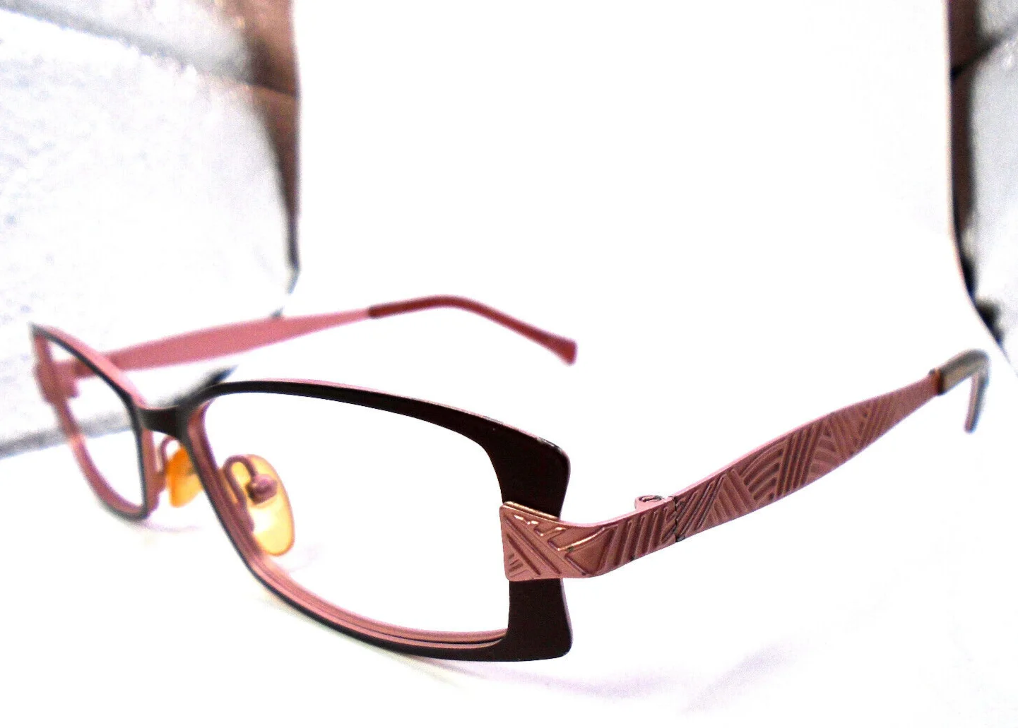 Jean Lafont Paris CLAIRE 676 Brown/Pink 51-16-135 Eyeglasses Frames France