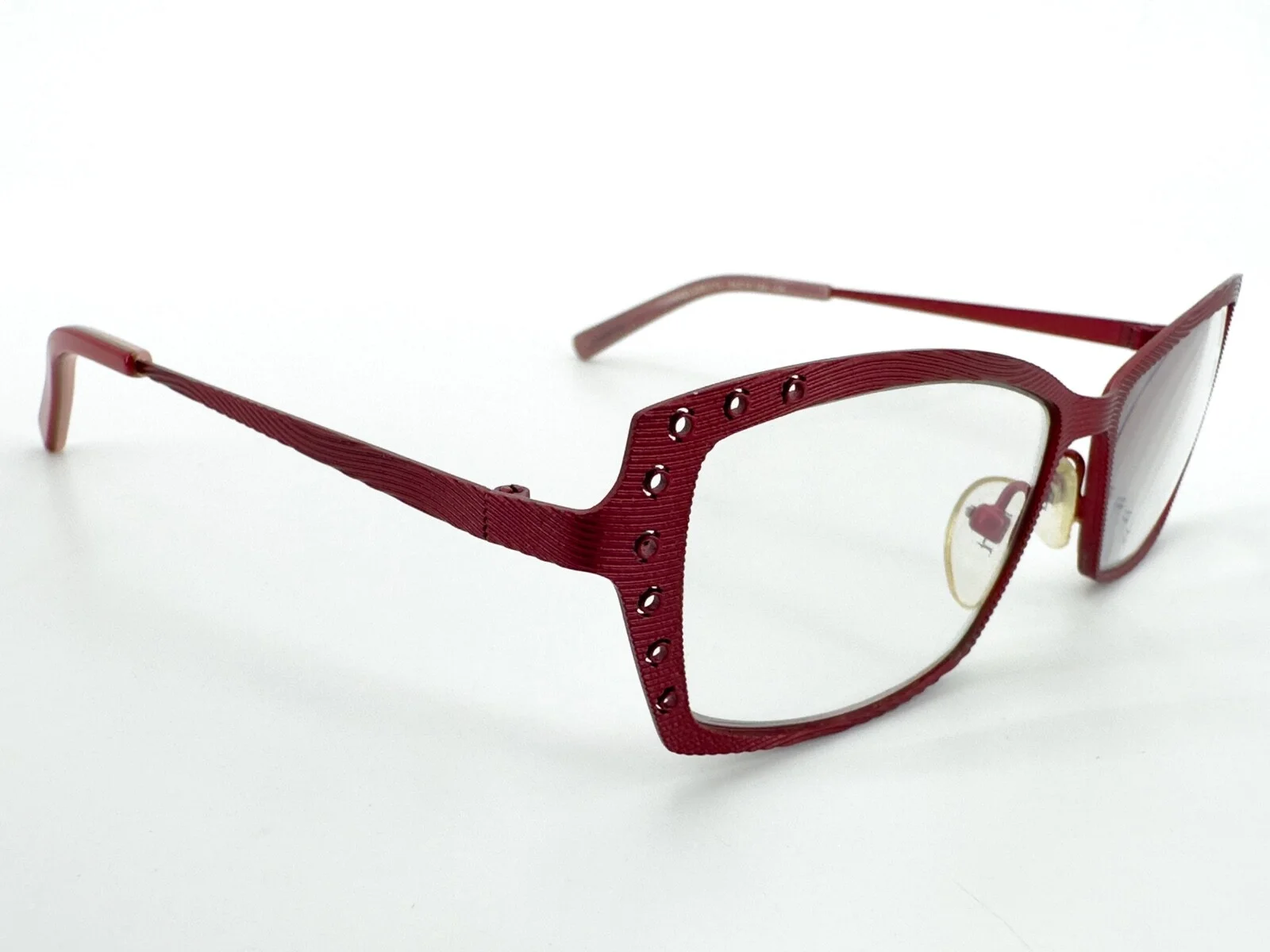 Jean Lafont Prelude Eyeglasses FRAMES 673 Red 54[]15-128 Cat Eye I210