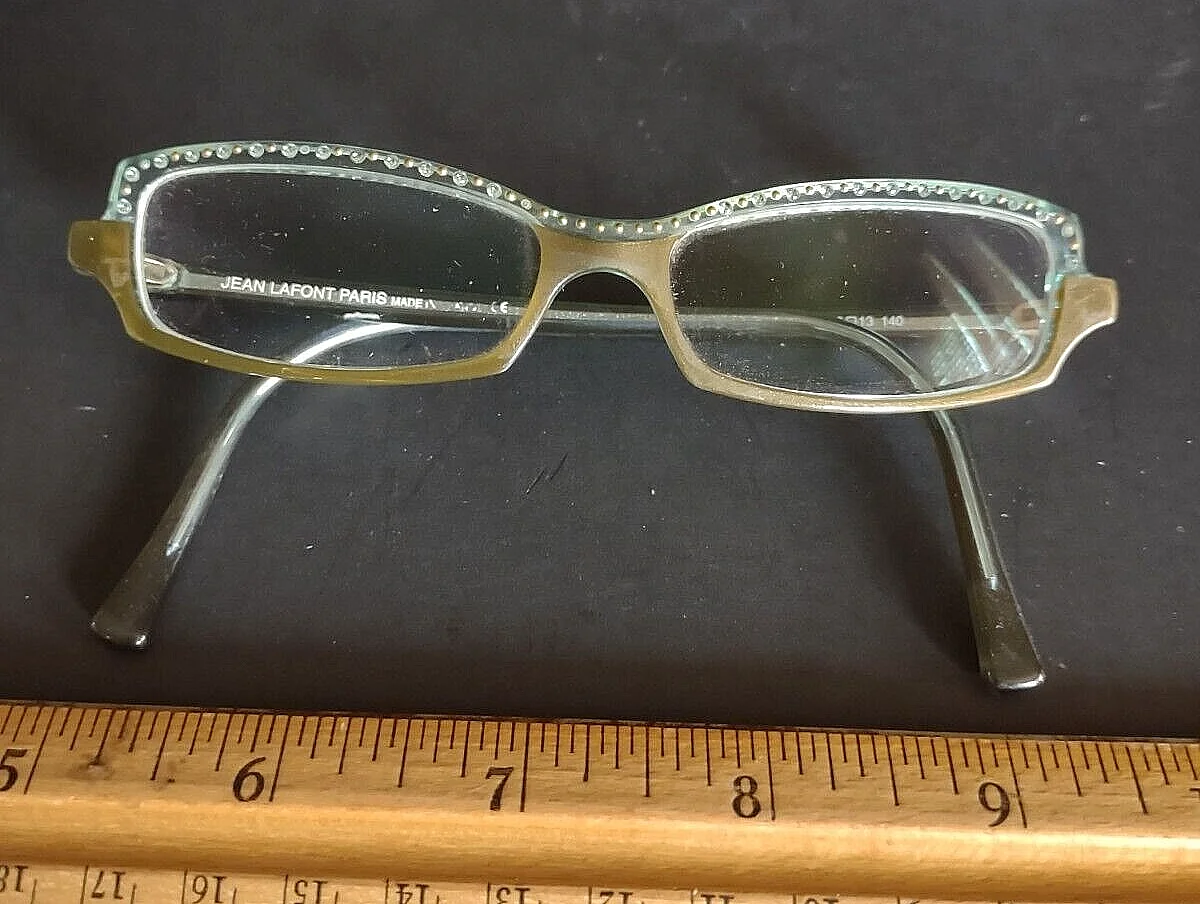 Jean Lafont Prescription Katy 606 Swarovski Crystal Studded Eyeglasses