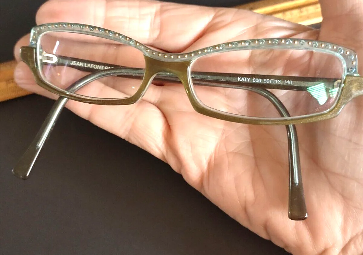 Jean Lafont Prescription Katy 606 Swarovski Crystal Studded Eyeglasses 2