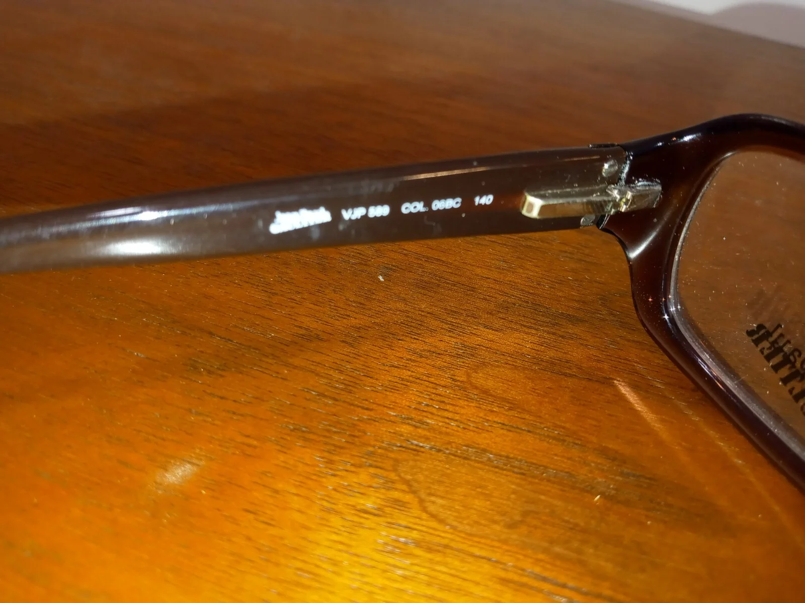 Jean Paul GAULTIER Eyeglasses Frame VJP589 06BC 51-16-140 4