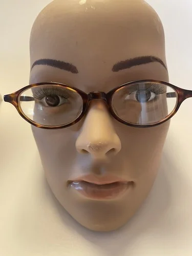 Jean Paul Gaultier JPG Vintage Tortoiseshell ￼oval Eyeglasses Frames 57-0009 2