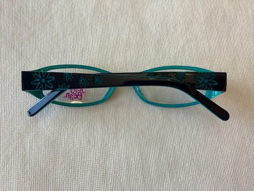 Jelly Bean Eyeglasses JB325 Blk/Teal 47-16-125 4
