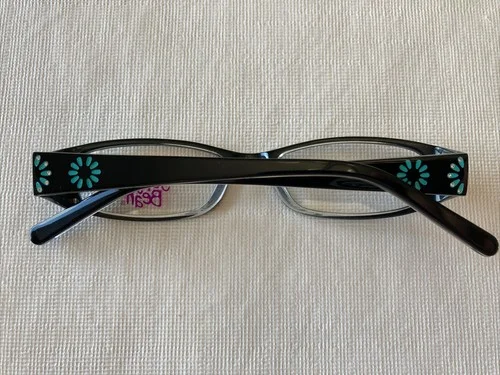 Jelly Bean Eyeglasses JB327 Black / Crystal 45-16-125 4