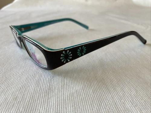 Jelly Bean Eyeglasses JB327 Brown/Teal 45-16-125 2