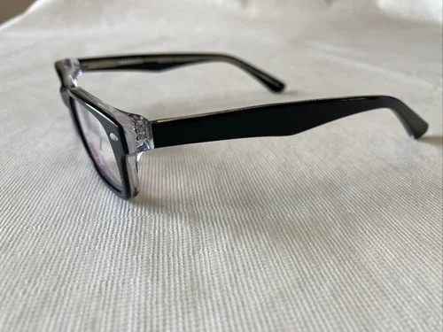 Jelly Bean Eyeglasses JB329 Black/Crystal 45-16-125 2