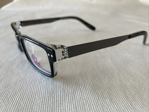 Jelly Bean Eyeglasses JB330 Black/Crystal 45-15-130 2