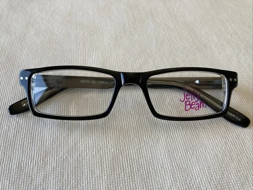 Jelly Bean Eyeglasses JB330 Black/Crystal 45-15-130 3