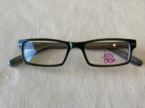 Jelly Bean Eyeglasses JB330 Green/Grey 45-15-130 3