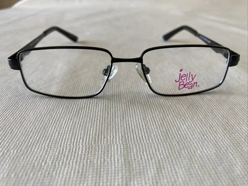 Jelly Bean Eyeglasses JB332 Shiny Black 47-14-130