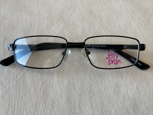 Jelly Bean Eyeglasses JB332 Shiny Black 47-14-130 3