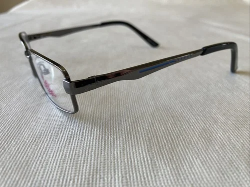 Jelly Bean Eyeglasses JB332 Shiny Gunmetal 47-14-130 2